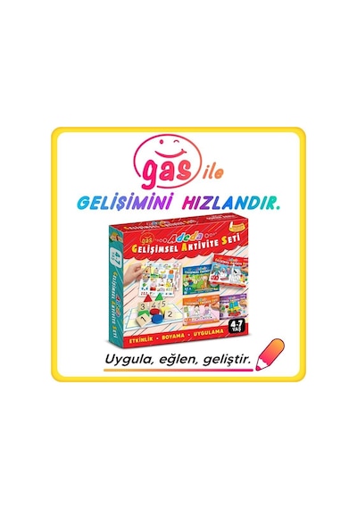 Adeda Gelişimsel Aktivite Seti 4-7 Yaş