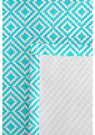 Turkuaz Geometrik Genç Odası Tek Kişilik Pike Takımı - İskandinav 160x220 Cm Kapitone Yatak Örtüsü Kavrulmuş Kekik Sıcaklığı Turkuaz Geometrik Genç Odası Tek Kişilik Pike Takımı - İskandinav 160x220 Cm Kapitone Yatak Örtüsü Kavrulmuş Kekik Sıcaklığı