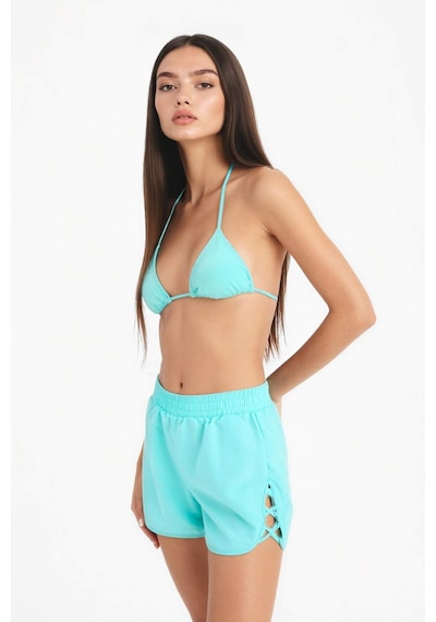 DeFacto Regular Fit Deniz Şortu-Fall in Love B7210AX25SMGN1173 Yeşil