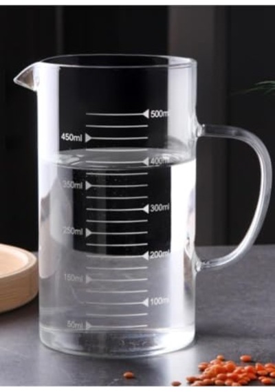 Isıya Dayanıklı Borosilikat Cam Ölçü Kabı 500ml 3831 Diğer