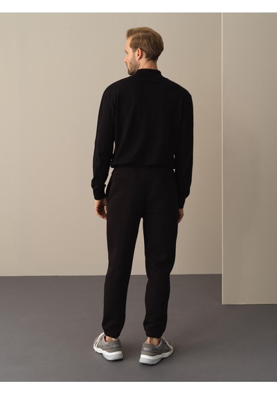 Xint Siyah Regular Fit Pamuklu Sweat Pantolon 380135