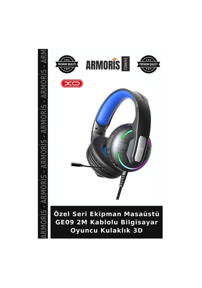 Özel Seri Ekipman Masaüstü Ge09 2m Kablolu Bilgisayar Oyuncu Kulaklık 3d Gaming Kulaklık