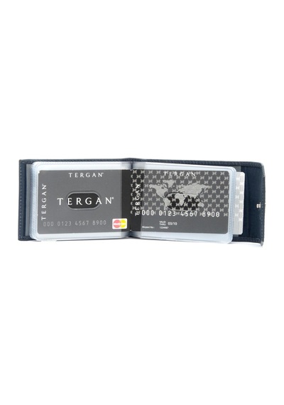 Tergan Lacivert Unisex Deri Kredi Kartlık 01193H86