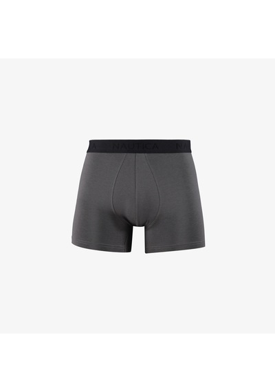 Nautica Erkek Siyah Standart Fit 3'lü Boxer Düz X55005t Siyah