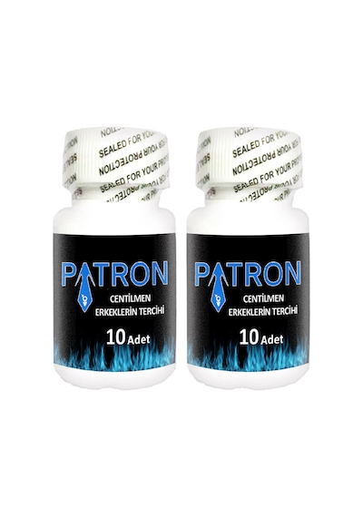 Patron 2 Adet Erkeklere Özel Maça-panaxginseng Tribulusterrestisli 10 Lu Kapsüller