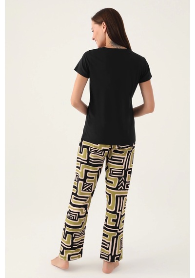 Pierre Cardin 8817-s Kadın Kısa Kol Pijama Takımı 001