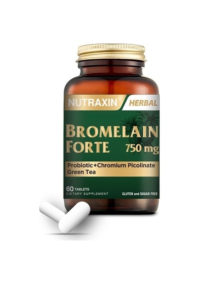 Nutraxin Bromelain Forte 750 Mg 60 Tablet