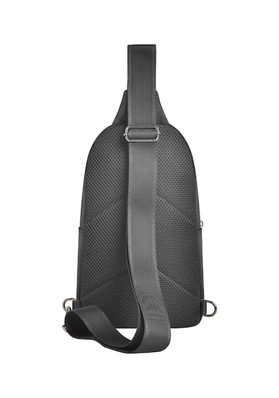 Wiwu Salem Serisi Crossbody Su Geçirmez Polyester Kumaş Omuz Askılı Çapraz Vücut Çantası Siyah