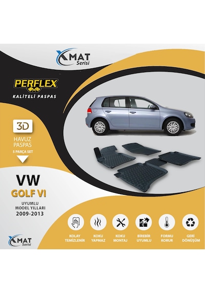 Perflex Paspas 3D Havuzlu X-Mat Golf 6 2009-2013