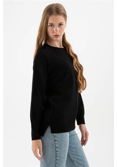 Fashion Friends Kadın Kazak Siyah 24k0024k1 25ke21000007 E2105 Siyah
