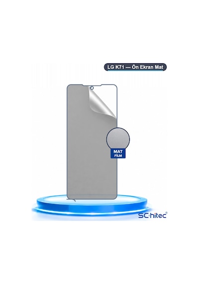 Schitec Lg K71 Uyumlu Ön Yüzey Mat Hidrojel Ekran Koruyucu