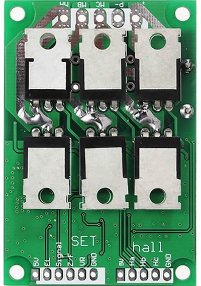 Dc 12v 36v 15a 500w Fırçasız Soğutucusuz Motor Sürücü Pwm Bldc Kontrol Kartı Jyqd-v7.3e2 120 Derece