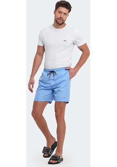 Slazenger RENO Erkek Cepli Deniz Şortu Mavi Mayo