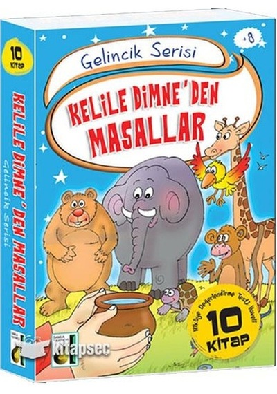 Kelile Dimneden Masallar Gelincik Serisi 10 Kitap - Damla Yayınev