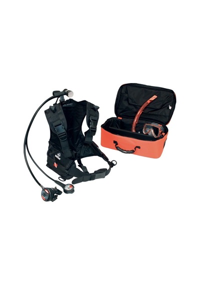 Beuchat Set Tekne Scuba 2 L Tüplü, Regülatör, Gösterge, Kuşam, Maske, Şnorkel, Çanta
