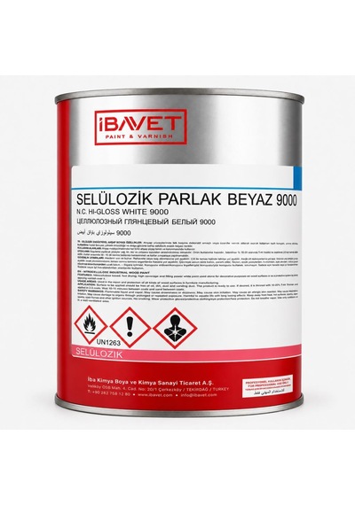 İbavet Selülozik Boya 2.5 Lt Beyaz