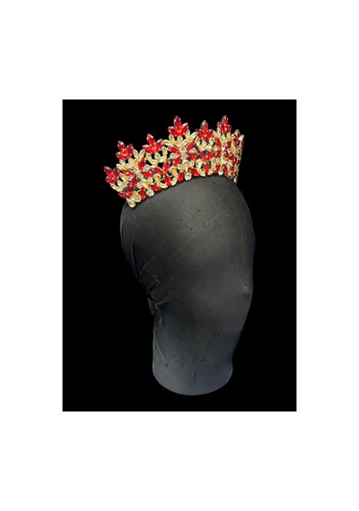 Golden Night Crown-gelin,kına,nişan,söz,after,bride,party Taç Kırmızı - 889679471 Kırmızı