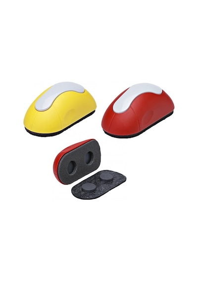 Brons Yazı Tahtası Silgisi Mıknatıslı Mouse şekilli  Sarı
