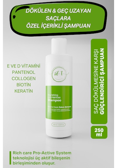 İd-t Hızlı Saç Uzaması Biotin Ve Keratin Dökülme Karşıtı Şampuan 250 ML