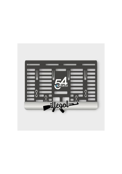 İllegal Gümüş Pleksi Motor Plakalığı - 778095745