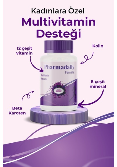 Pharmadaily Female Multivitamin 30 Tablet