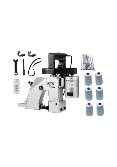 Gk261A Çuval Ağzı Dikiş Dikiş Dikme Kapama Makinesi Yağ İplik Set