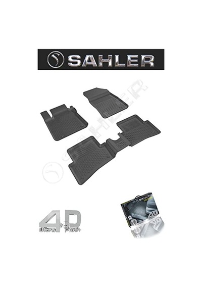 Sahler Renault Clio 3 İle Uyumlu 2005-2012 Araca Özel 4.5d Havuzlu Oto Paspas