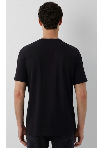 Mavi M0613539-900 Mavi Black Baskılı T-shirt Erkek Tişort siyah