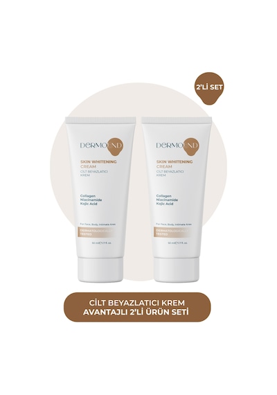 Dermoend Cilt Beyazlatıcı Krem 2'li