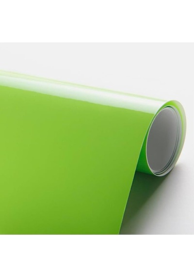 Limon Yeşili Lemon Green Kendinden Yapışkanlı Çok Amaçlı Kaplama Folyosu 122 Cm X 1 Metre