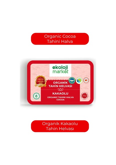 Ekoloji Market Organik Glutensiz Kakaolu Helva 200g