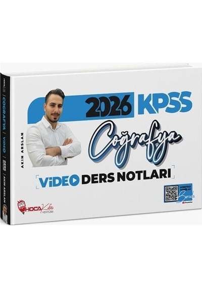 Hoca Kafası 2026 Kpss Coğrafya Video Ders Notları - Akın Arslan Anla Kazan + Hoca Kafası Yayınları