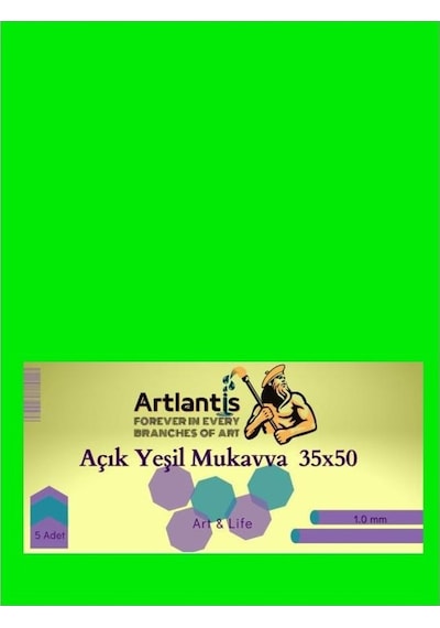 Renkli Mukavva 35X50 5 Adet Artlantis Renkli Mukavva 5 Adet