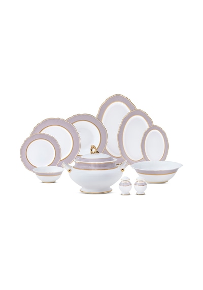 Aryıldız Majestic 60 Parça 12 Kişilik Porselen Yemek Takımı Ar261347 Çok Renkli