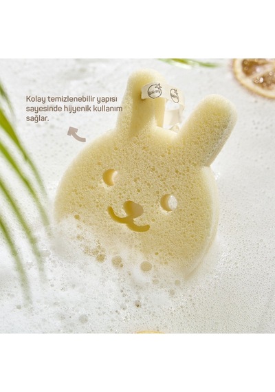 Bebek Banyo Süngeri Seti - Ördek & Tavşan