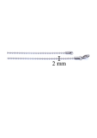 Ferizz 316l Çelik Unisex Zincir Kolye 60 Cm Zn-292 Beyaz Ferizz 316l Çelik Unisex Zincir Kolye 60 Cm Zn-292 Beyaz