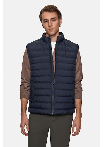 Twn Slim Fit Lacivert Düz Yelek Mont 3ecy70501503m Lacivert