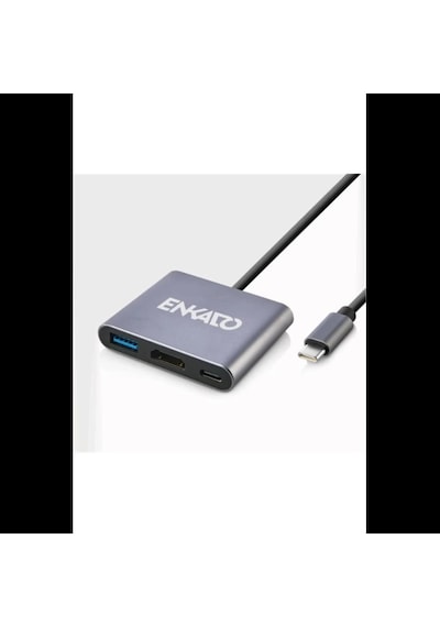 Enkado Ekd-tp43, Type-c To Hdmı+pd+usb 3.0 Çevirici