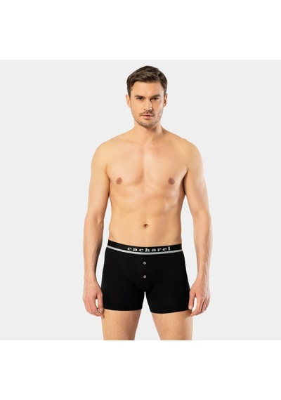 Cacharel Erkek Düğmeli Boxer 1313/siyah Siyah