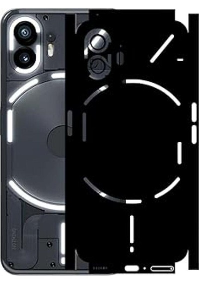 Nothing Phone 2 Mat Siyah Arka Kaplama