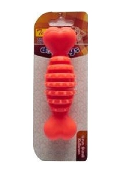 Kardelen Plastik Halter Dikenli Dev Kemik 18 Cm Turuncu Turuncu