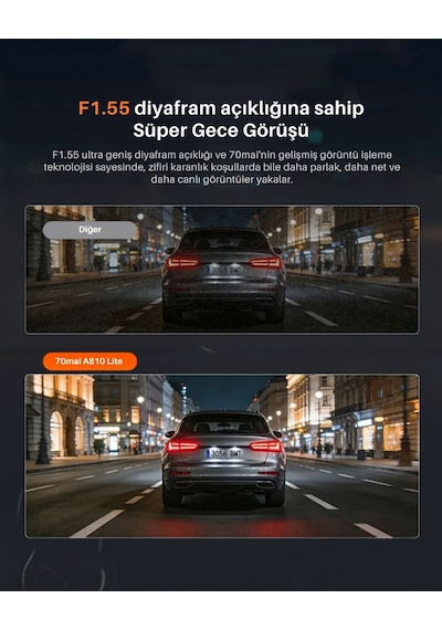 70mai A810 Lite Ön Kamera + RC21 Arka Kamera