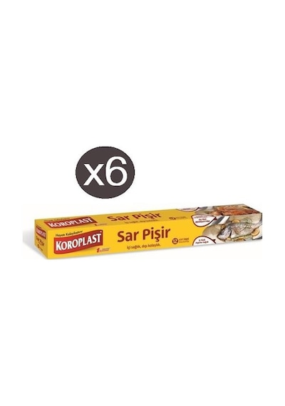 Koroplast Sar Pişir 12 Yapraklı 6 Paket X 37 Metre 42Cm 37M