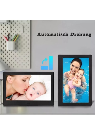 10.1 İnç Dijital Elektronik Fotoğraf Çerçevesi Mp3/4 Oynatıcılı Dijital Elektronik Led Dijital Fotoğraf Çerçevesi