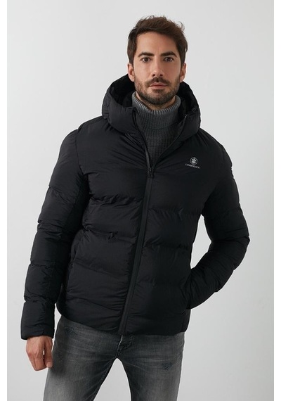 Lumberjack Ml Nolan Coat 2Sn22 3Pr Erkek Mont Siyah S-Xxl 001