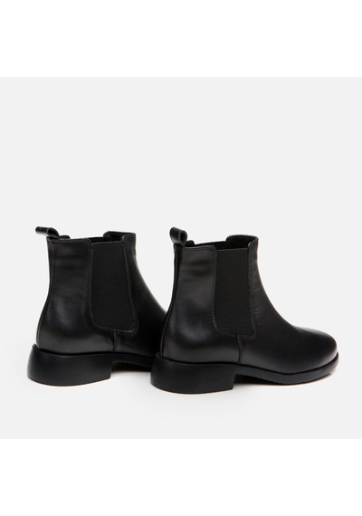 Yaya Hakiki Deri Siyah Yaya Kadın Düz Bot 01boy297290a100 Siyah-black Siyah