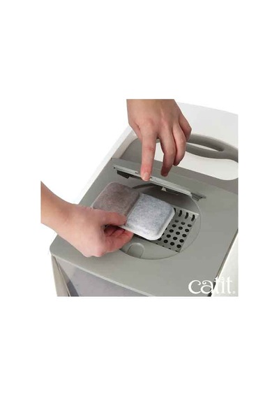 Catit Kapalı Kedi Tuvalet Kabini Koyu Gri