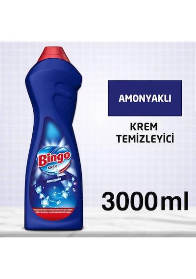 Bingo Krem Banyo Yüzey Temizleyici Amonyaklı 4 x 750 ML