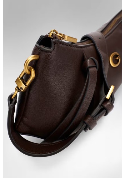Guess Allegra Kadın Omuz Çantası Hwbg2237180 Kahverengi