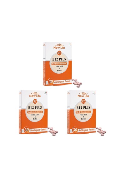 B12 Plus Metilkobalamin 30 Tablet 3 Paketi